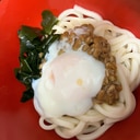 温玉納豆うどん